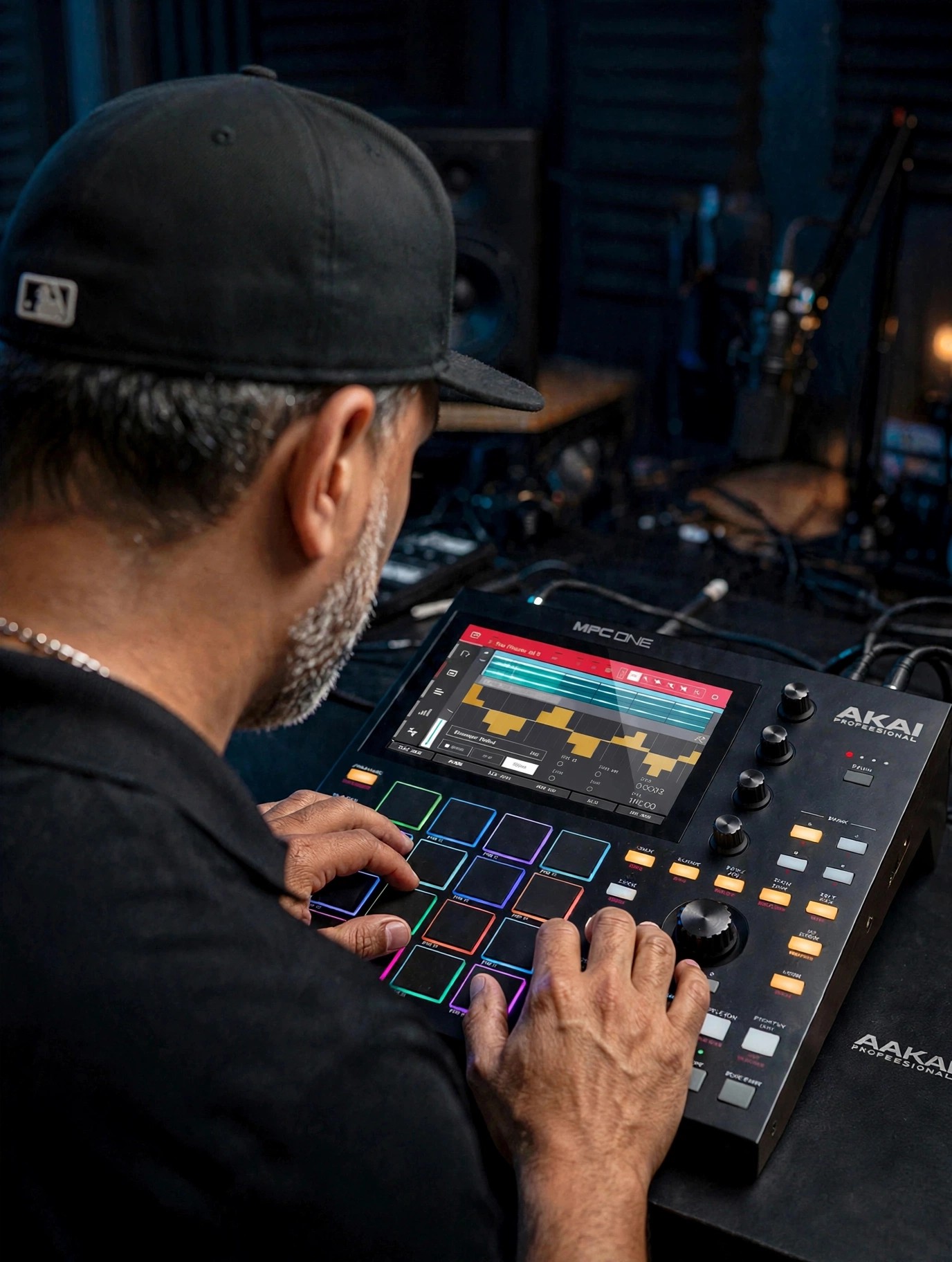 Evolve on the MPC beat machine